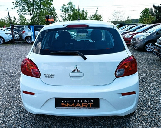 Mitsubishi Space Star cena 26900 przebieg: 74000, rok produkcji 2016 z Łobez małe 301